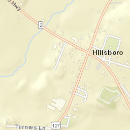 Hillsboro Tennessee Street Map
