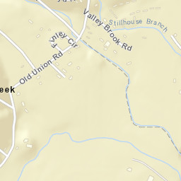 Brush Creek Tennessee Street Map