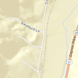 Coulterville Tennessee Street Map