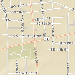 S Main St, Muldrow, OK 74948 Street Map