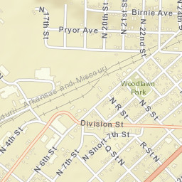 1800 N 8th St Fort Smith AR 72904 Street Map