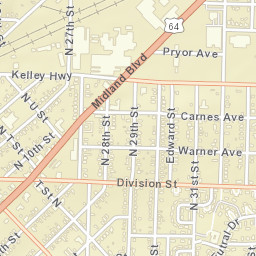 3100-3198 Carnes Avenue, Fort Smith, AR Street Map