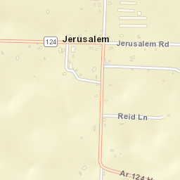 Jerusalem Arkansas Street Map