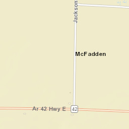 McFadden Arkansas Street Map