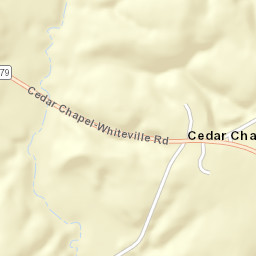 Cedar Chapel Tennessee Street Map