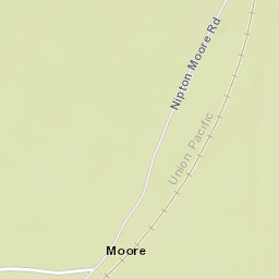 Moore California Street Map