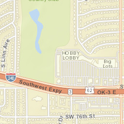 2129-2133 Southwest 76th Street Oklahoma City OK Street Map