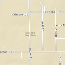 2501-2505 Jenny Drive Shawnee OK  Street Map
