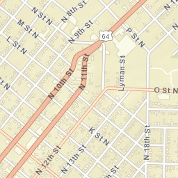 1300-1398 L Street North, Fort Smith, AR Street Map