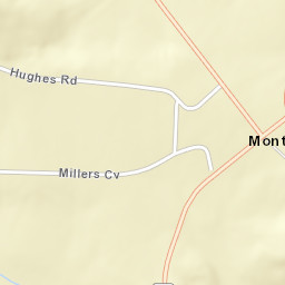 Montezuma Tennessee Street Map
