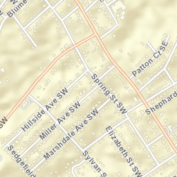 123 Miller Avenue Southwest, Concord, NC Street Map