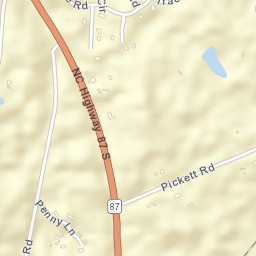 6528-6936 North Carolina 87, Sanford, NC Street Map