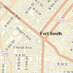 1100-1198 D St N, Fort Smith, AR 72901 Street Map