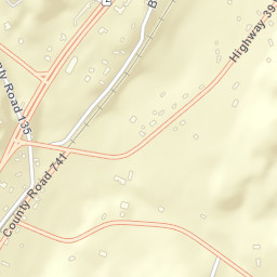 Riceville Tennessee Street Map