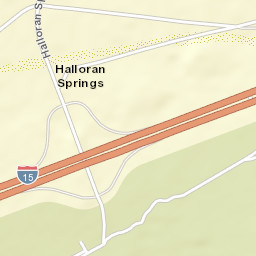 Halloran Springs California Street Map