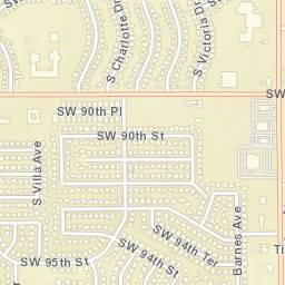 8913 South Hillcrest Drive Oklahoma City Street Map