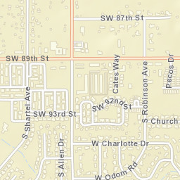 500 Southwest 89th Street, Oklahoma City Street Map