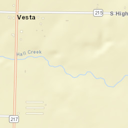 Vesta Arkansas Street Map