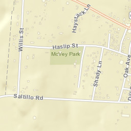 Saltillo Tennessee Street Map