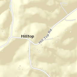 Hilltop Tennessee Street Map