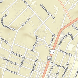 Dunlap Tennessee Street Map