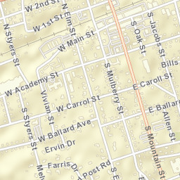 100-104 E Main St, Cherryville, NC 28021, USA Street Map