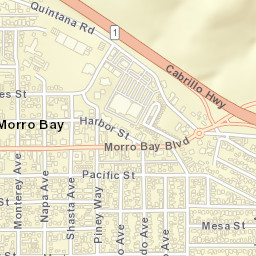 Morro Bay California Street Map