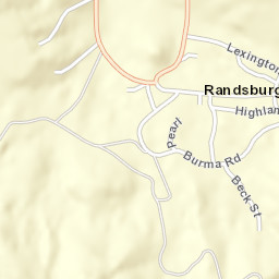 Randsburg California Street Map