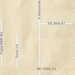 12646-12788 Southeast 104th Street Oklahoma City OK Street Map
