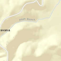 Havana Tennessee Street Map