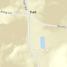 Yell Tennessee Street Map