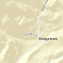 Hodgetown Tennessee Street Map