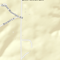 Lick Mountain Arkansas Street Map