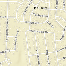 Westwood Tennessee Street Map