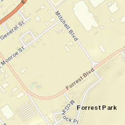 Forrest Park Tennessee Street Map