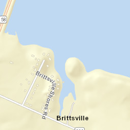 Brittsville Tennessee Street Map