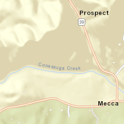 Mecca Tennessee Street Map