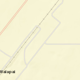 Walapai Arizona Street Map