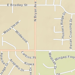 E Independence St Shawnee Oklahoma Street Map