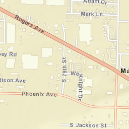 Massard Arkansas Street Map