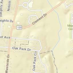 Oak Park Tennessee Street Map