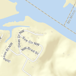 Harbor Hills Tennessee Street Map