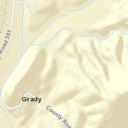 Grady Tennessee Street Map