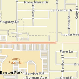 2101-2117 Castro Lane Bakersfield CA Street Map