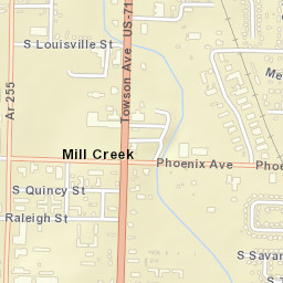 1600 Savannah Dr Fort Smith AR Street Map