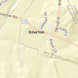 Silerton Tennessee Street Map