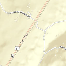 Sanford Tennessee Street Map