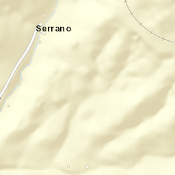Serrano California Street Map