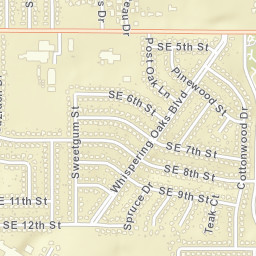 416 South English Street Moore OK Street Map