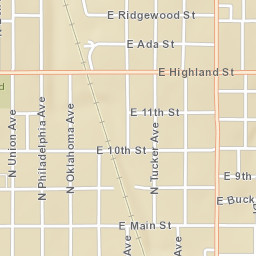 527 E Main St, Shawnee, OK 74801, USA Street Map